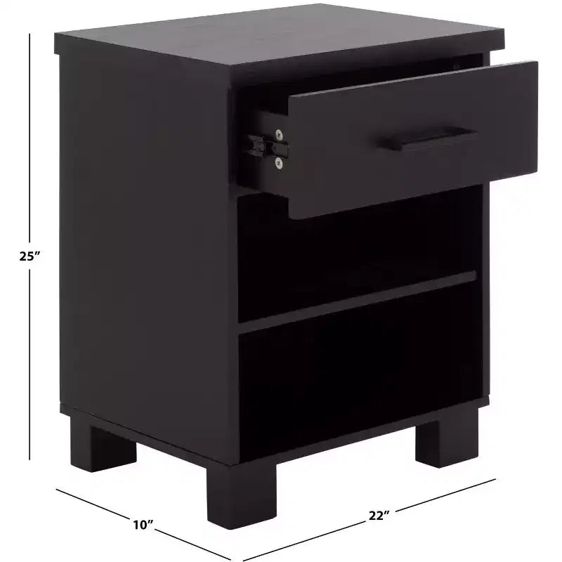 Himanshu 1 Drawer 2 Shelf Nightstand - SEI
