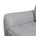 MAYEERTY Power Recliner Chair, Electric Reclining Chair with USB Charging, Adjustable Backrest for Living Room, Light Grey