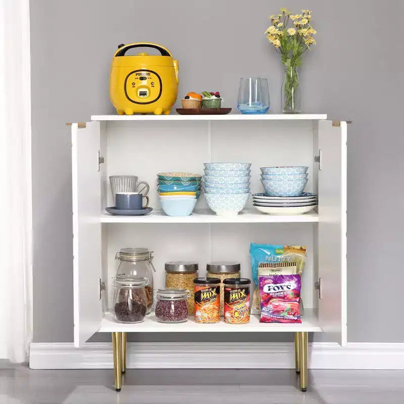 29 Sideboard Storage Cabinet Modern Accent Buffet with 2 Doors (for Kitchen/Dining/Living Room)