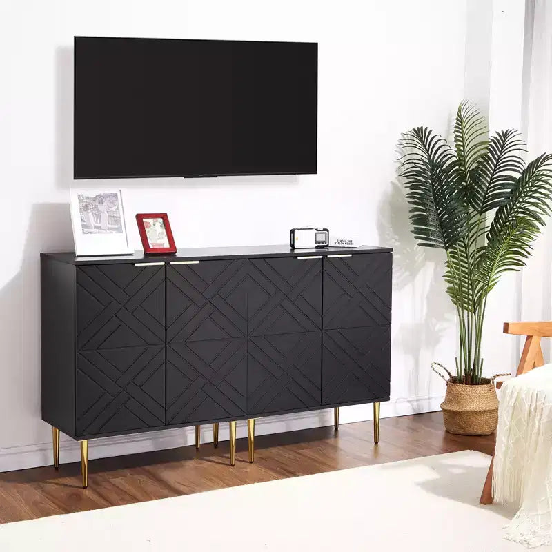 29 Sideboard Storage Cabinet Modern Accent Buffet with 2 Doors (for Kitchen/Dining/Living Room)