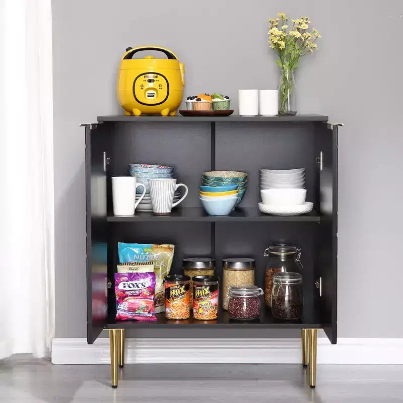 29 Sideboard Storage Cabinet Modern Accent Buffet with 2 Doors (for Kitchen/Dining/Living Room)
