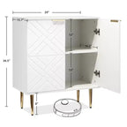 29 Sideboard Storage Cabinet Modern Accent Buffet with 2 Doors (for Kitchen/Dining/Living Room)