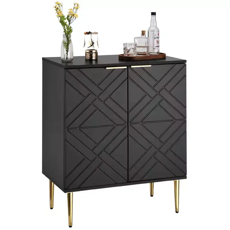 29 Sideboard Storage Cabinet Modern Accent Buffet with 2 Doors (for Kitchen/Dining/Living Room)