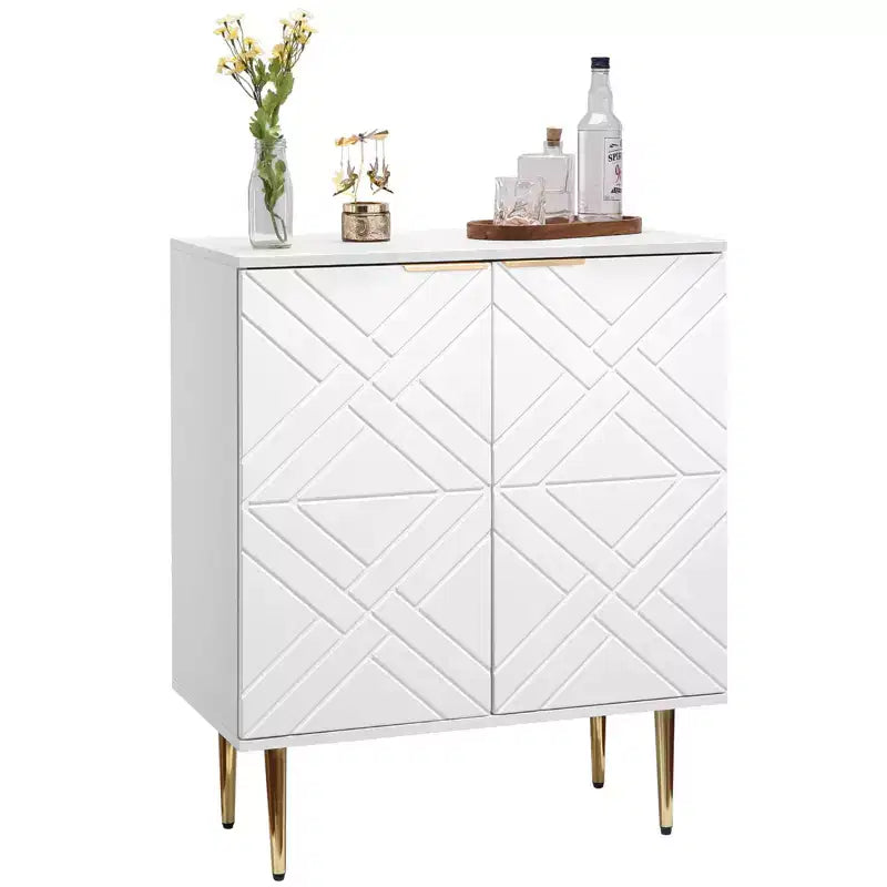 29 Sideboard Storage Cabinet Modern Accent Buffet with 2 Doors (for Kitchen/Dining/Living Room)