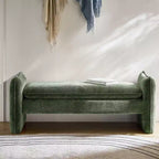 Donna Modern Chenille Fabric Upholstered Bench|ARTFUL LIVING DESIGN