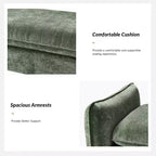 Donna Modern Chenille Fabric Upholstered Bench|ARTFUL LIVING DESIGN