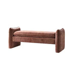 Donna Modern Chenille Fabric Upholstered Bench|ARTFUL LIVING DESIGN