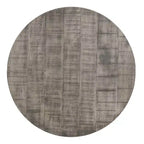 Royal Hampton 36 Inch Round Coffee Table, Handcrafted Drum Shape