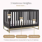 Delta Children Jade 4-in-1 Crib with Daybed Conversion
