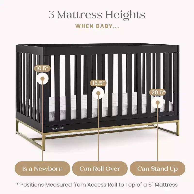 Delta Children Jade 4-in-1 Crib with Daybed Conversion