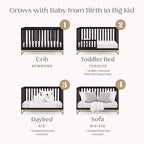 Delta Children Jade 4-in-1 Crib with Daybed Conversion