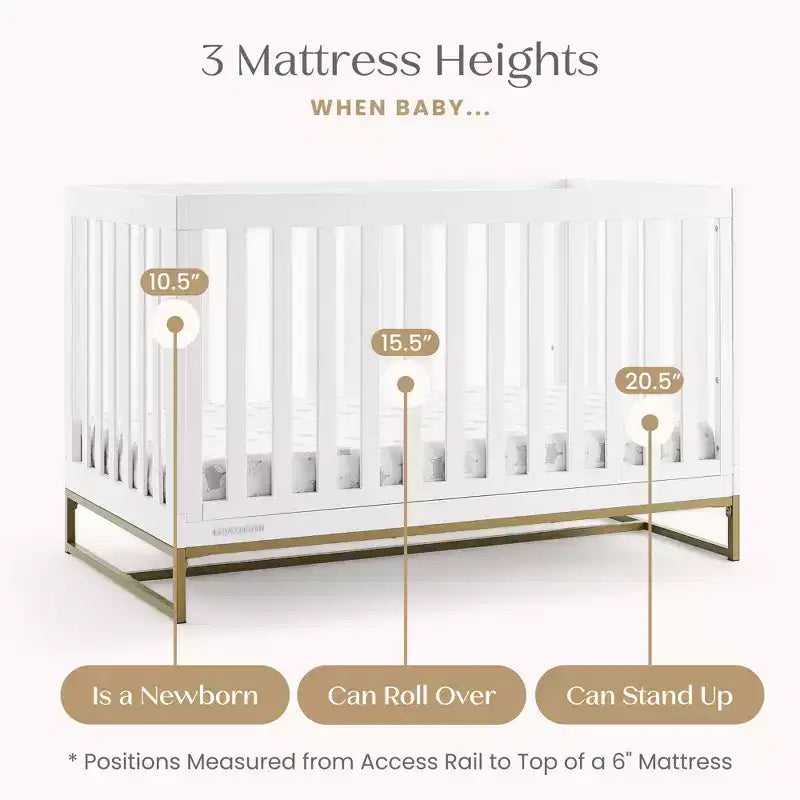 Delta Children Jade 4-in-1 Crib with Daybed Conversion
