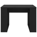 Clihome Modern Oak Side Table, Elegant Compact Square Accent Table for Living Room and Bedroom Decor