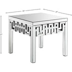 Meridian Furniture Aria Mirrored End Table