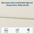 GustoWave Upholstered Boucle Bed Frame with Headboard, No Box Spring Needed