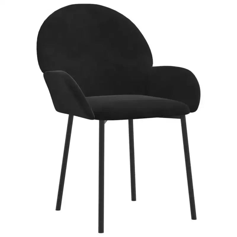 vidaXL Dining Chair Set of 2 Dark grey