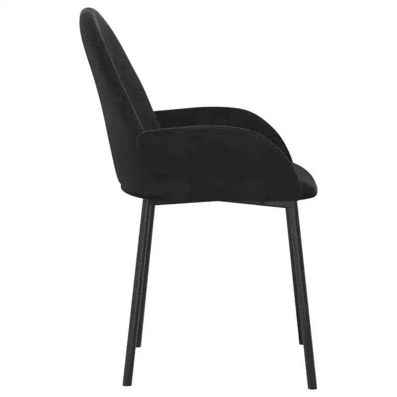 vidaXL Dining Chair Set of 2 Dark grey