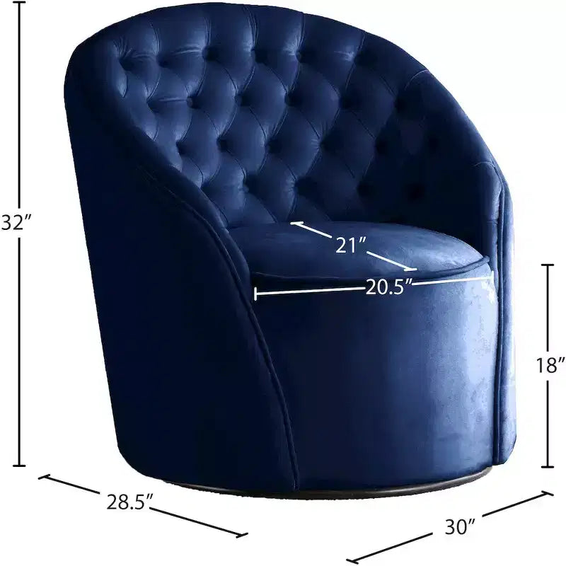 Meridian Furniture Alessio Velvet Chair