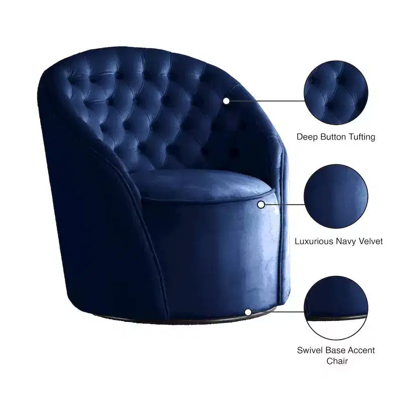 Meridian Furniture Alessio Velvet Chair