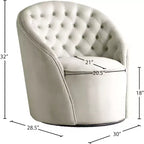 Meridian Furniture Alessio Velvet Chair