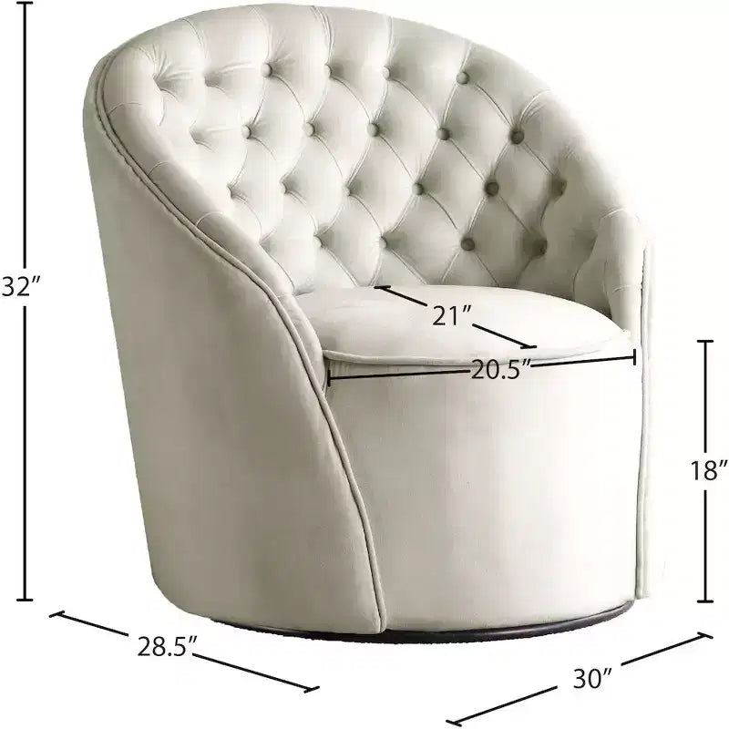 Meridian Furniture Alessio Velvet Chair