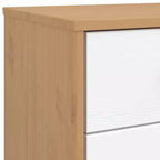 vidaXL Drawer Cabinet White and Brown