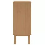 vidaXL Drawer Cabinet White and Brown