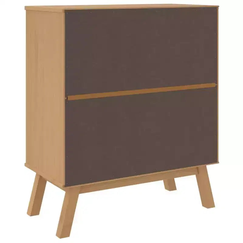 vidaXL Drawer Cabinet White and Brown