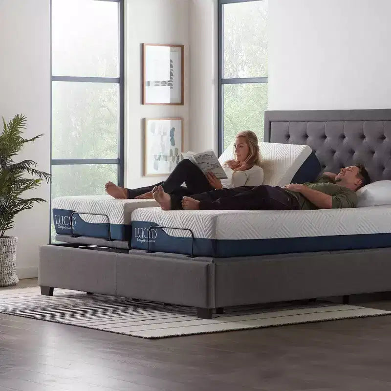 Comfort Collection Deluxe Adjustable Bed Base - Lucid