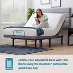 Comfort Collection Deluxe Adjustable Bed Base - Lucid