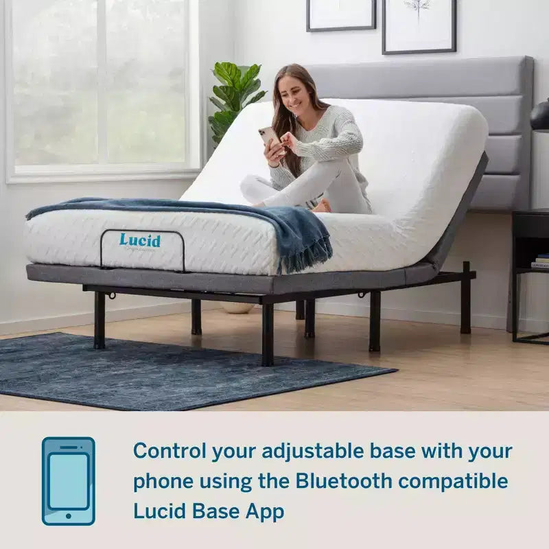 Comfort Collection Deluxe Adjustable Bed Base - Lucid