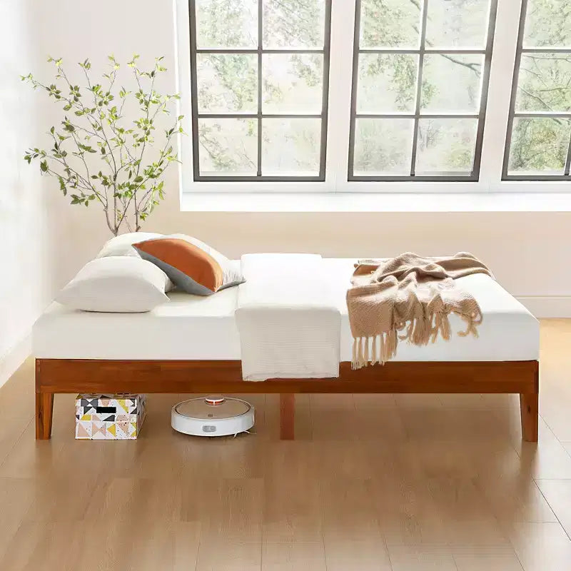 Best Price Mattress 12 Naturalista Grand Solid Wood Premium Platform Bed