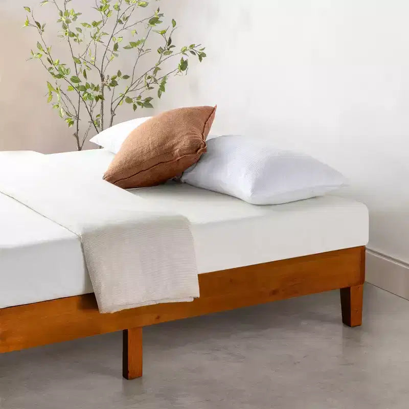 Best Price Mattress 12 Naturalista Grand Solid Wood Premium Platform Bed